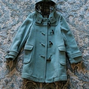 Teal peacoat
